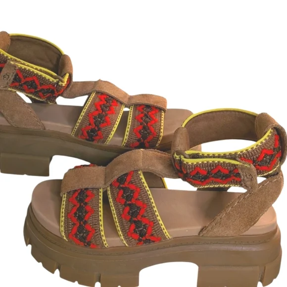 UGG Ashton Heritage Braid Chestnut Sandals Women's.... Size 7 - Picture 5 of 8